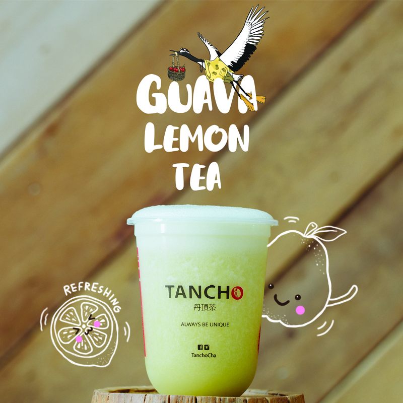 guava lemon tea product menu